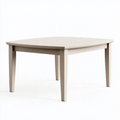 Table à manger 140 x 80 x 75 cm en bois beige style contemporain